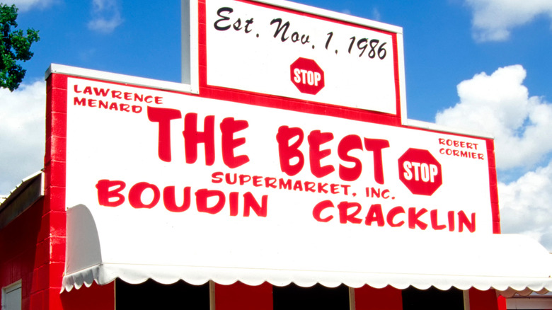 Signage for the Best Stop Supermarket