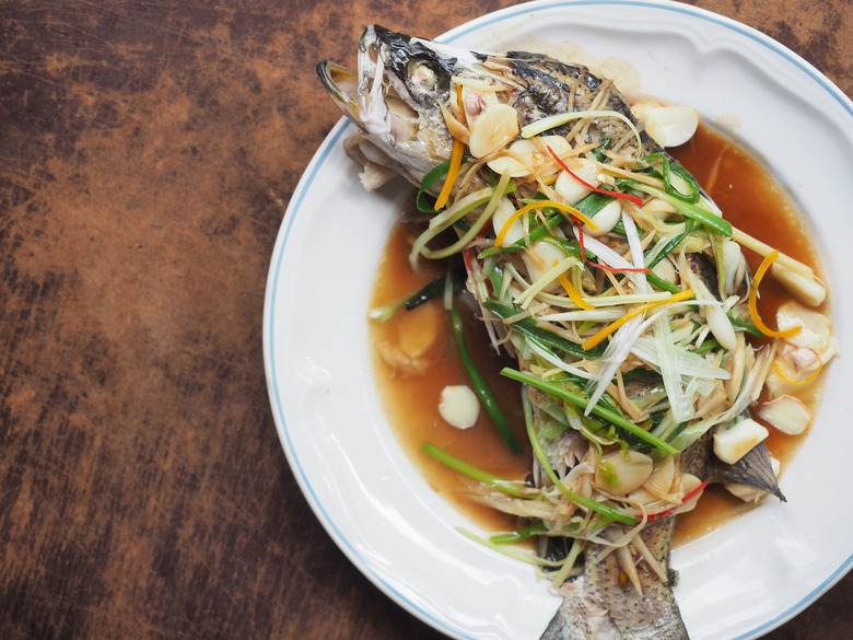 Braised Fish with Sweet Ginger-Soy Sauce Recipe - The Daily Meal