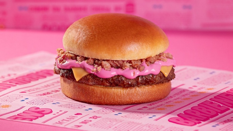 barbie burger from burger king 
