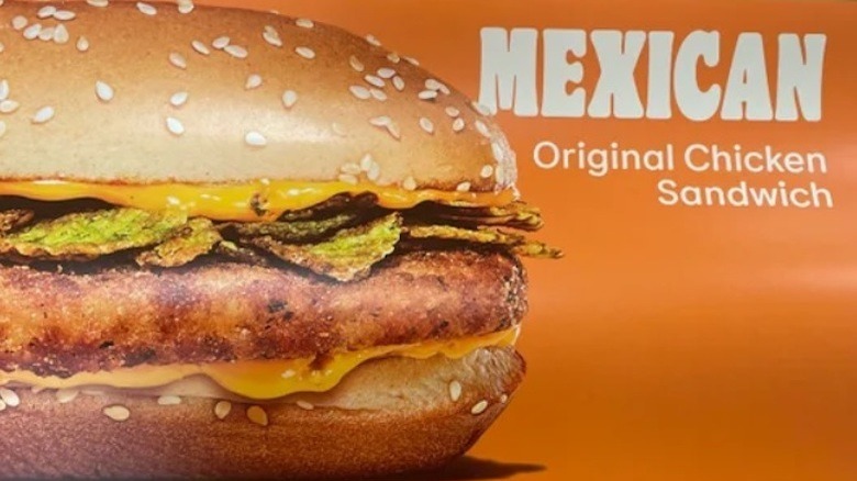 Burger King's Mexican Original Chicken Sandwich 