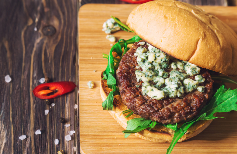 Bacon and Blue Cheese Sliders