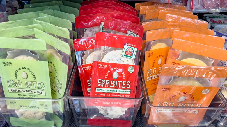 Display of Trader Joe's Egg Bites