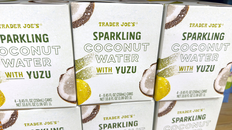 Trader Joe's Sparkling Coconut Water with Yuzu