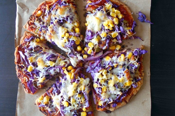 Red Cabbage Pizza