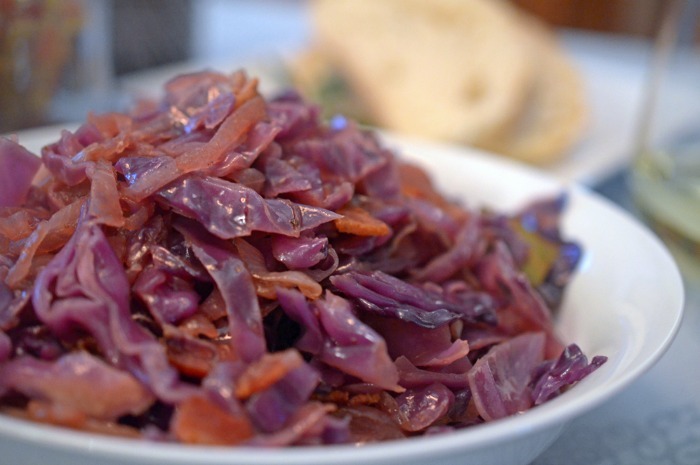 Savory Cabbage with Onion and Bacon