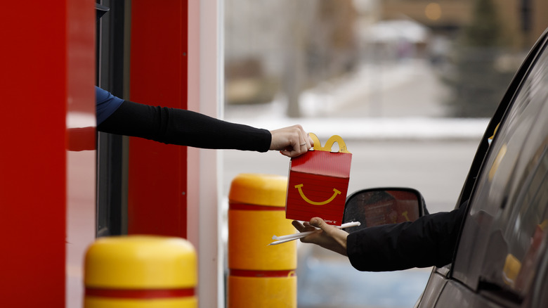 McDonald's drive-thru window