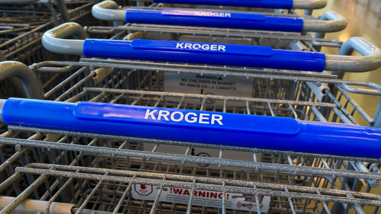 Kroger shopping carts