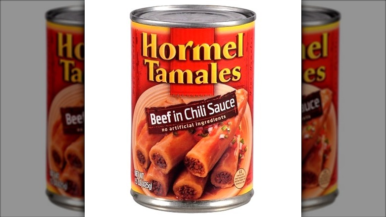 Canned tamales Hormel