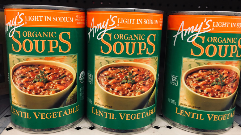 Amy's organic lentil soup