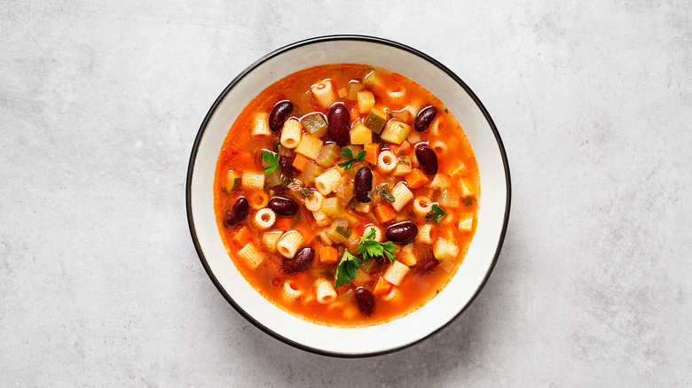minestrone soup
