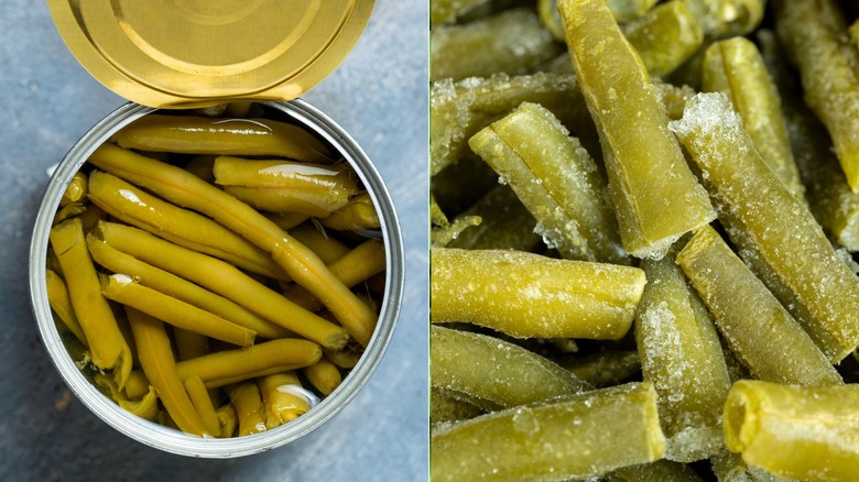 pile of green beans
