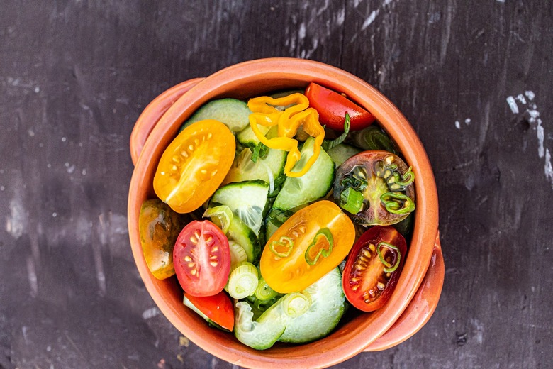 Spicy tomato and cucumber salsa recipe