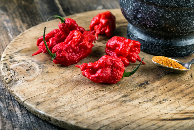Carolina Reaper peppers