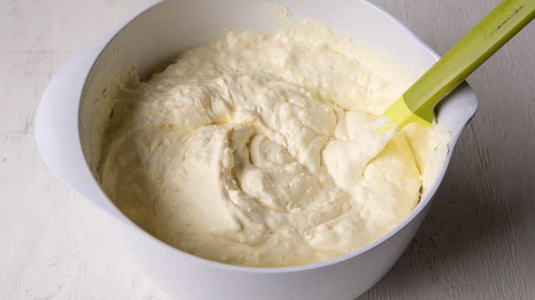 creamy mixture in bowl