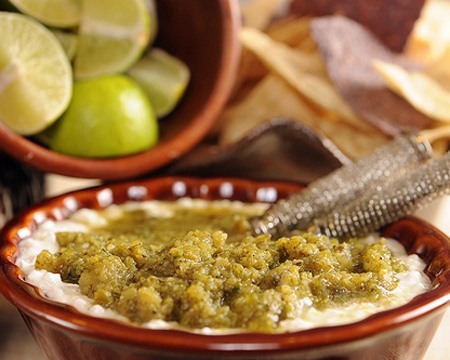 Charred Zucchini Salsa Verde