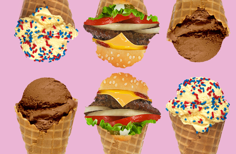 cheeseburger ice cream