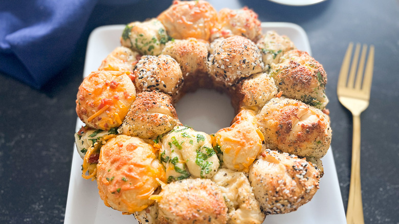 monkey bread on plate