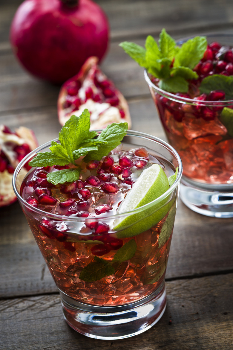 Cherry Pomegranate Mojito recipe - The Daily Meal