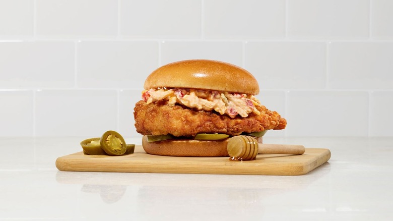 Chick-fil-A Honey Pepper Pimento Chicken Sandwich