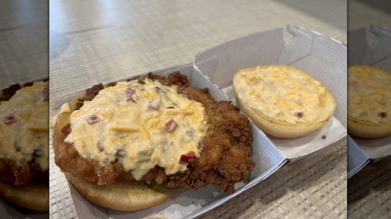 open Honey Pepper Pimento Chicken