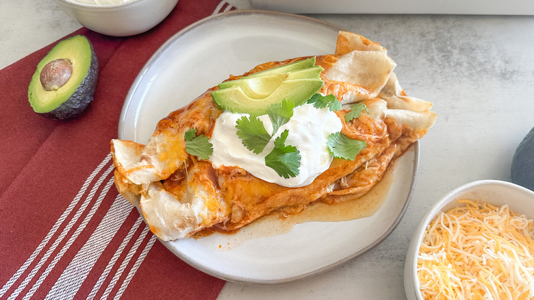 enchiladas with cheese