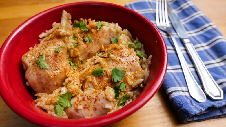 Chicken Rice Paprikash