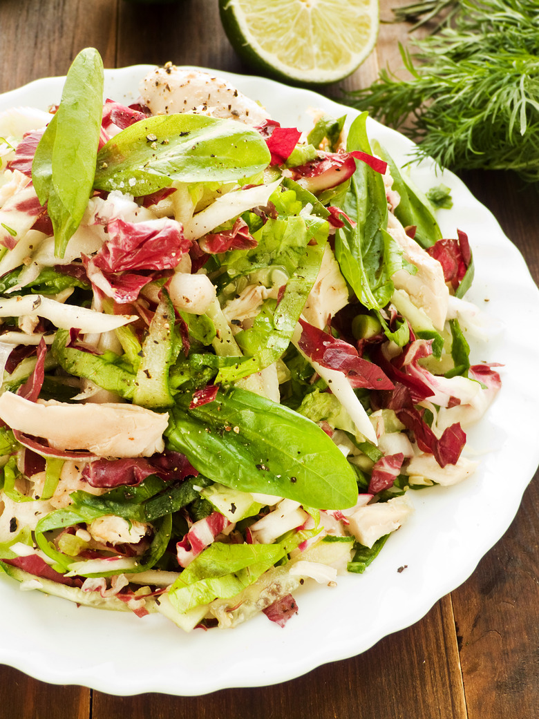 Chicken Salad With Radicchio and Pine Nuts recipe - The Daily Meal