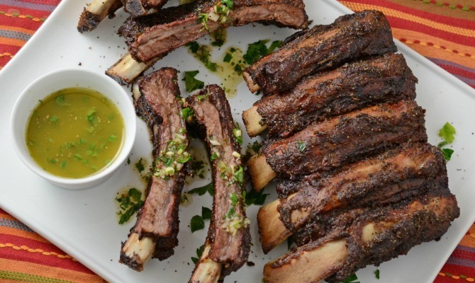 Chimichurri Beef Ribs