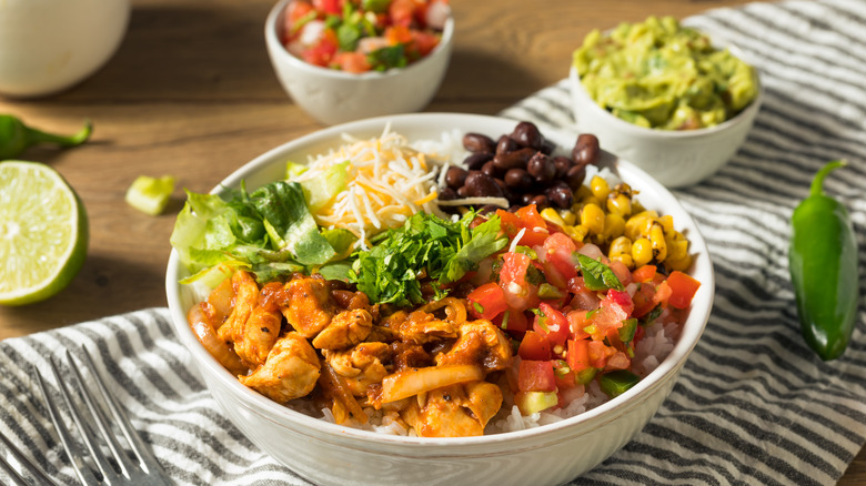 generic chicken burrito bowl