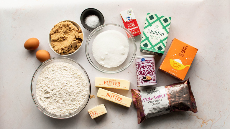 ingredients on a table