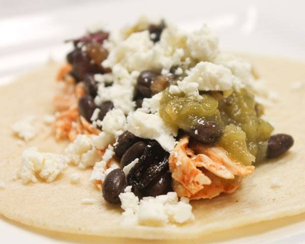 Cholula Chicken Tacos with Feta