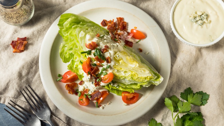 Iceberg wedge salad