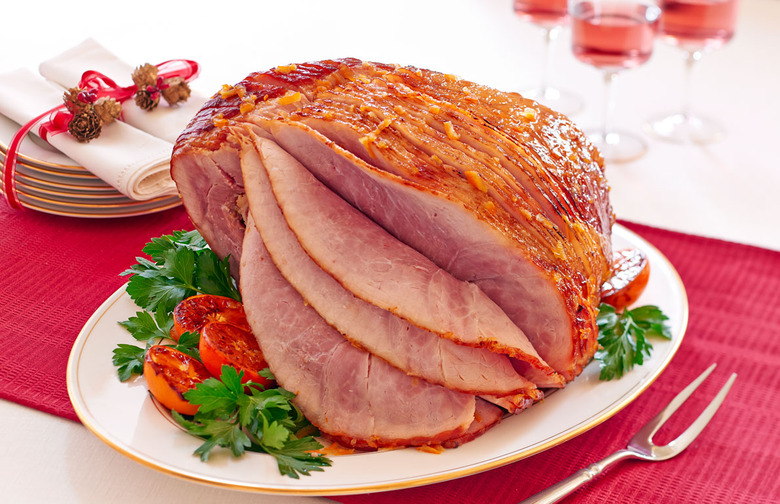 Ham with Marmalade Bourbon Glaze