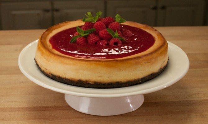 Classic Black Tie Cheesecake