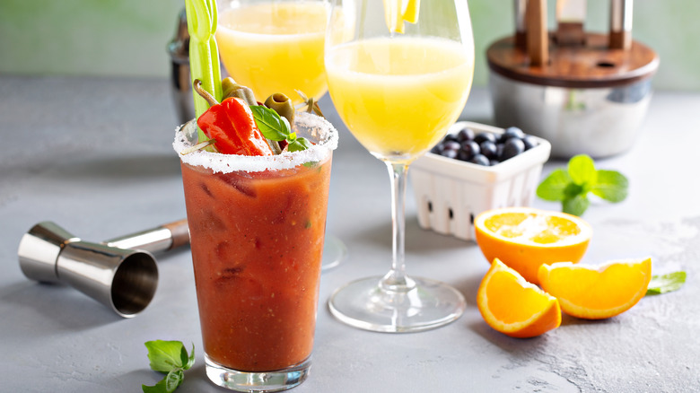 Brunch cocktails