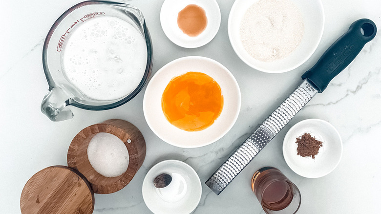 coquito-ish eggnog ingredients