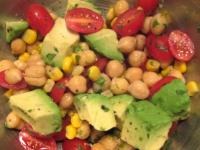 Avocado, Tomato and Chickpea Salad