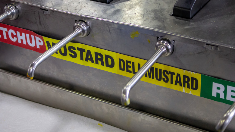 Costco condiment station