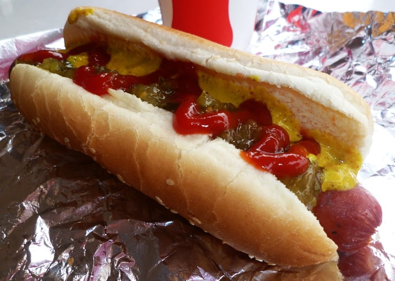 Costco Polish hot dog