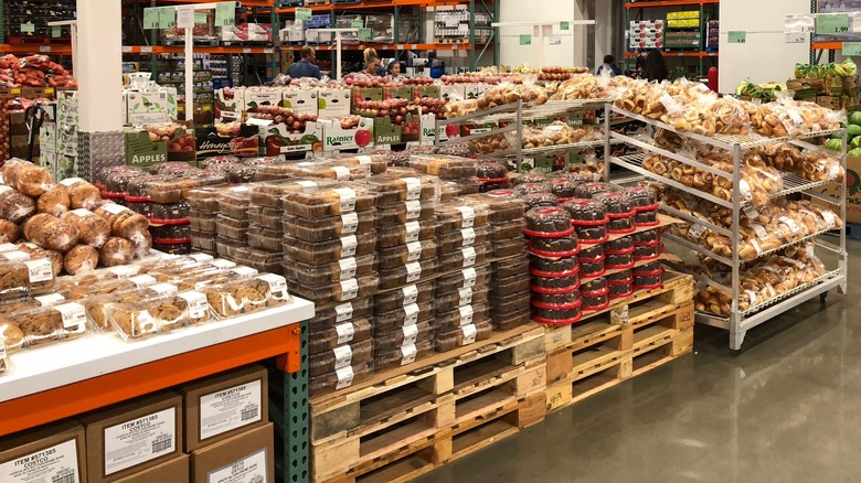 Interior Costco bakery section
