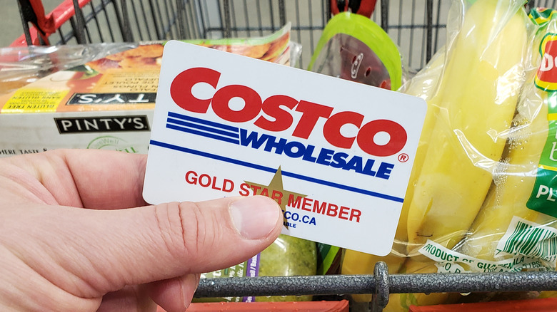 Costco card and cart