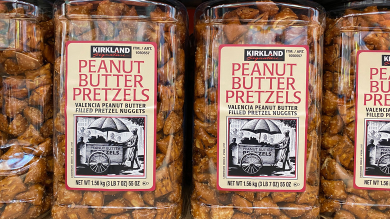 Kirkland peanut butter-filled pretzels
