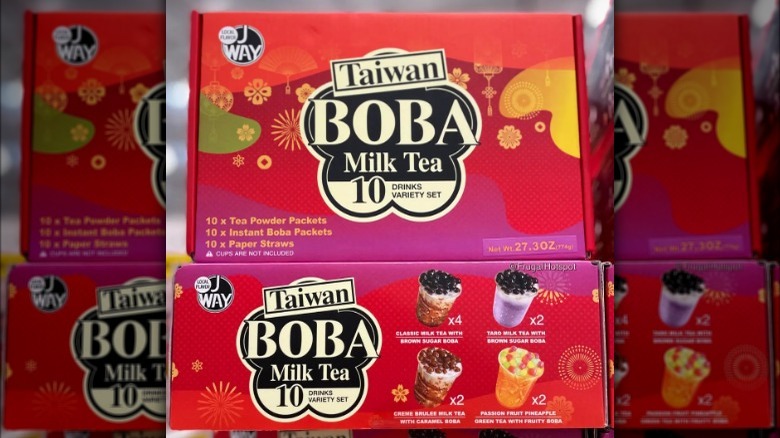 Taiwan Boba Milk Tea box