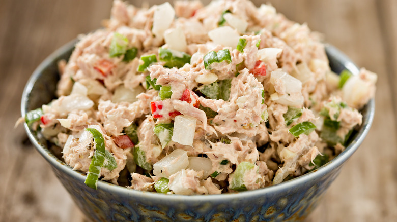 Bowl of tuna salad