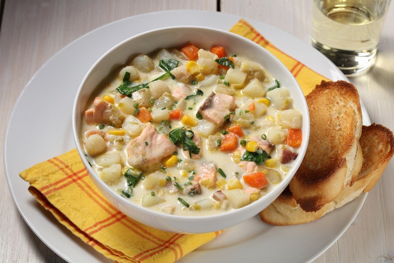 Fish salmon chowder recipe