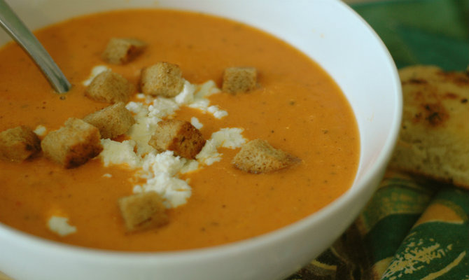 Creamy Tomato-Basil Soup