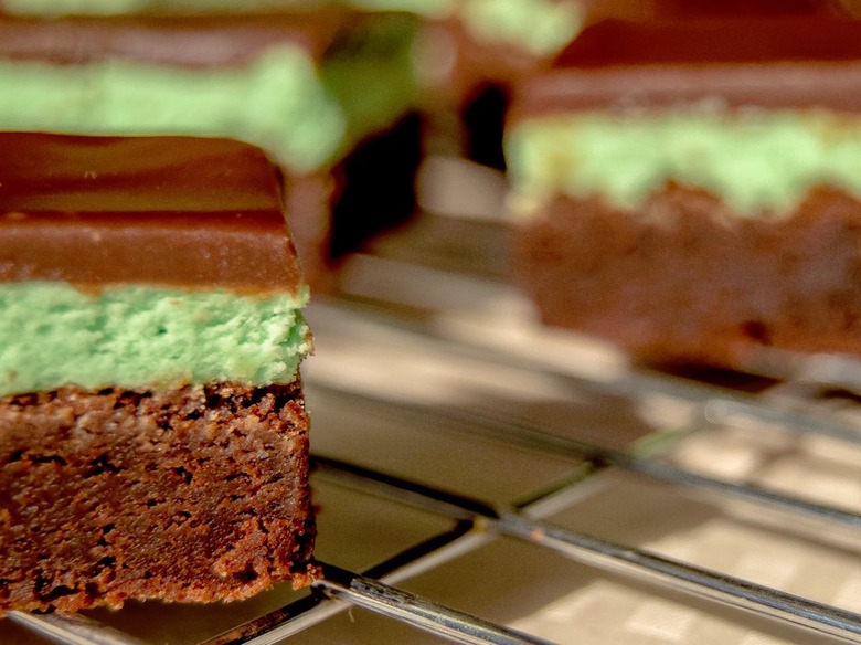 Creme de Menthe Brownies recipe - The Daily Meal