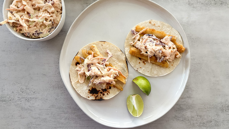 crispy hearts of palm tacos