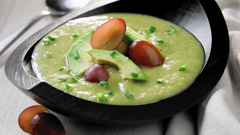 Cucumber and Avocado Gazpacho With Grapes recipe - The Daily Meal