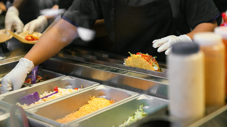 Hand Holding Taco